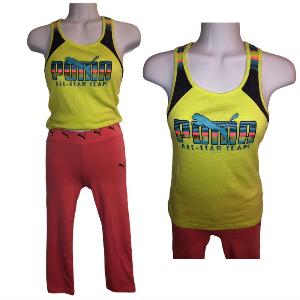 Girls Puma athletic set